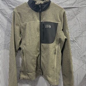 Mountain Hardwear Men's Olive and Black Performance Jacket